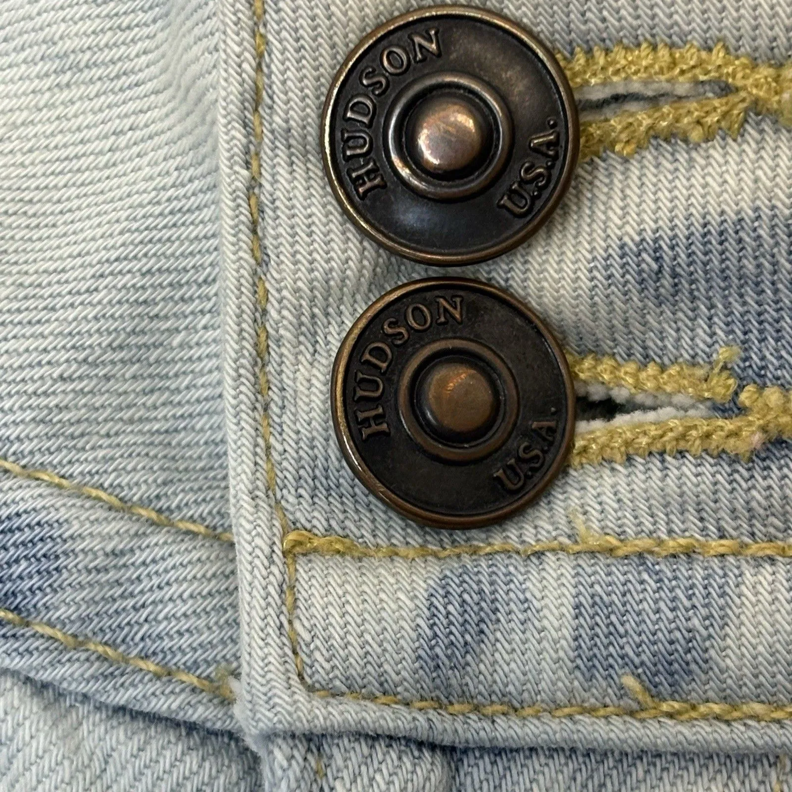 Hudson Women’s Jean Tie Dye Flare Size 30 Made In USA - Image 11