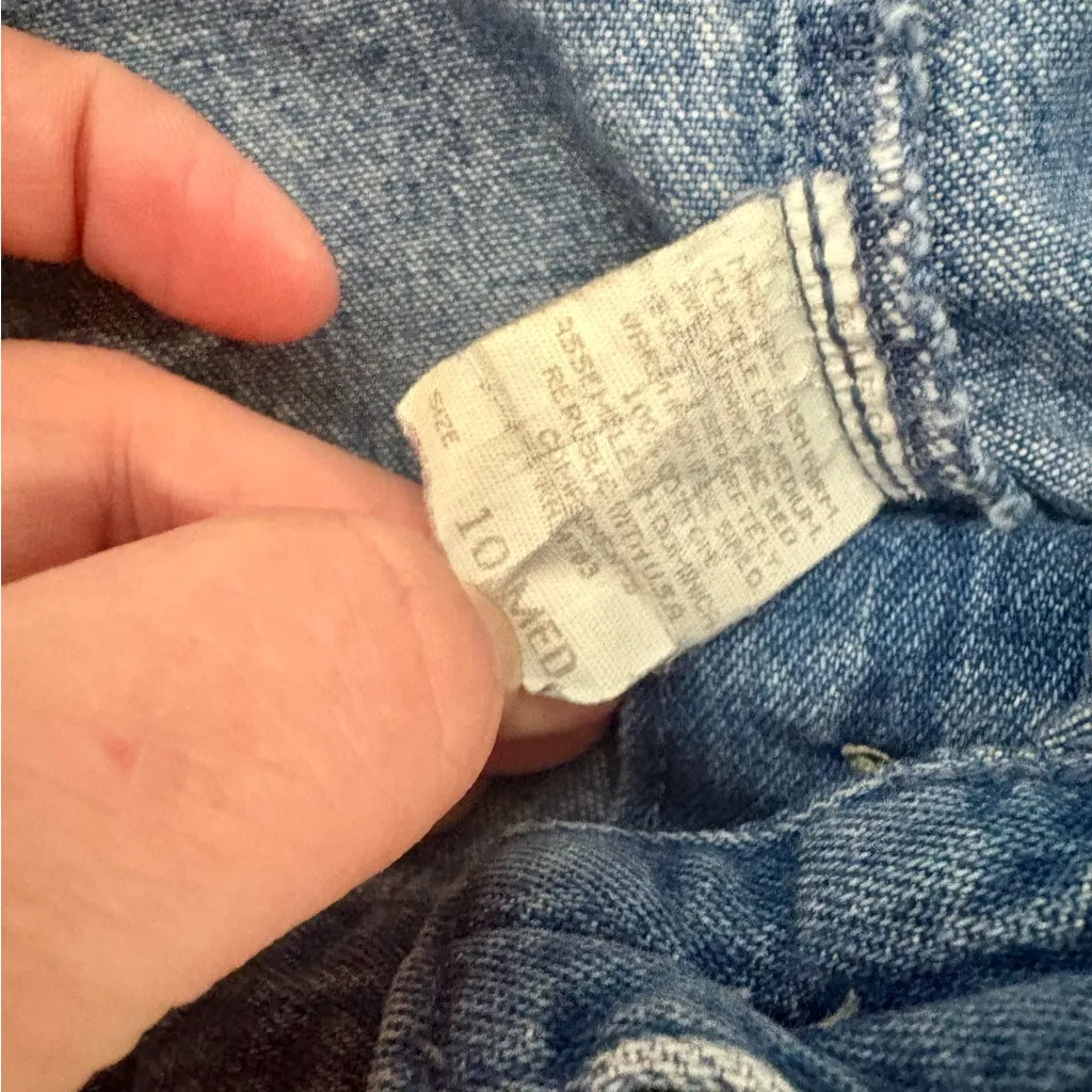 Vintage Lee Denim Maxi Skirt - Image 5