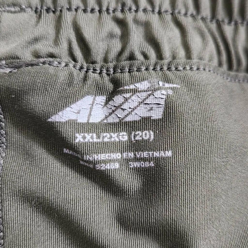 Avia Green Athletic Shorts Size XXL Plus Size Army Green Workout Shorts - Image 6