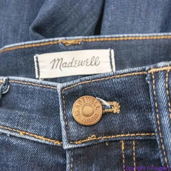 NEW Madewell 9" Mid-Rise‎ Skinny Jeans in Larkspur Wash, 26 - Image 12