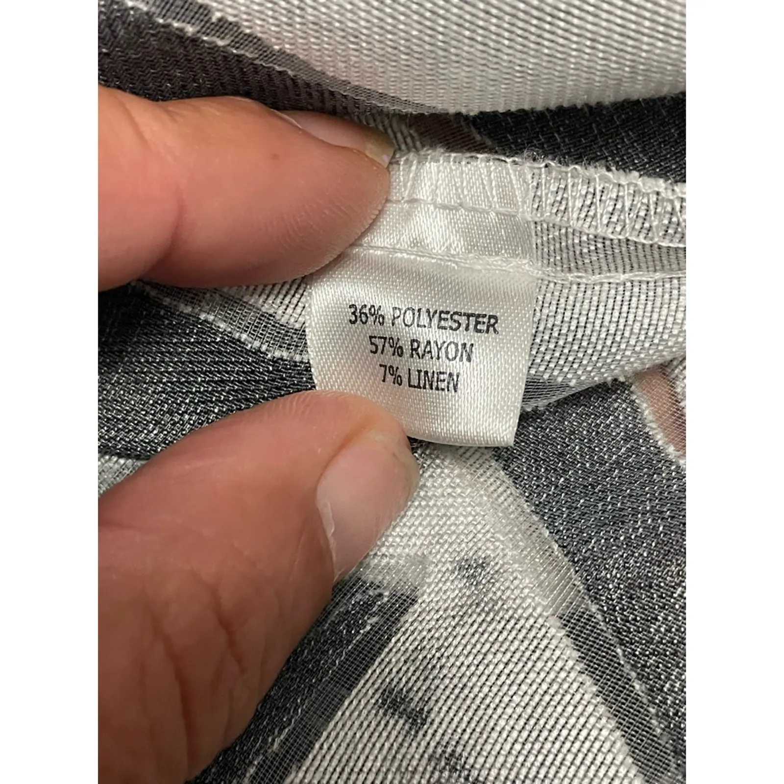 Toni Morgan Trucker Jacket Waist Length Button Front Flattering Fit Gray W US M Size M - Image 8