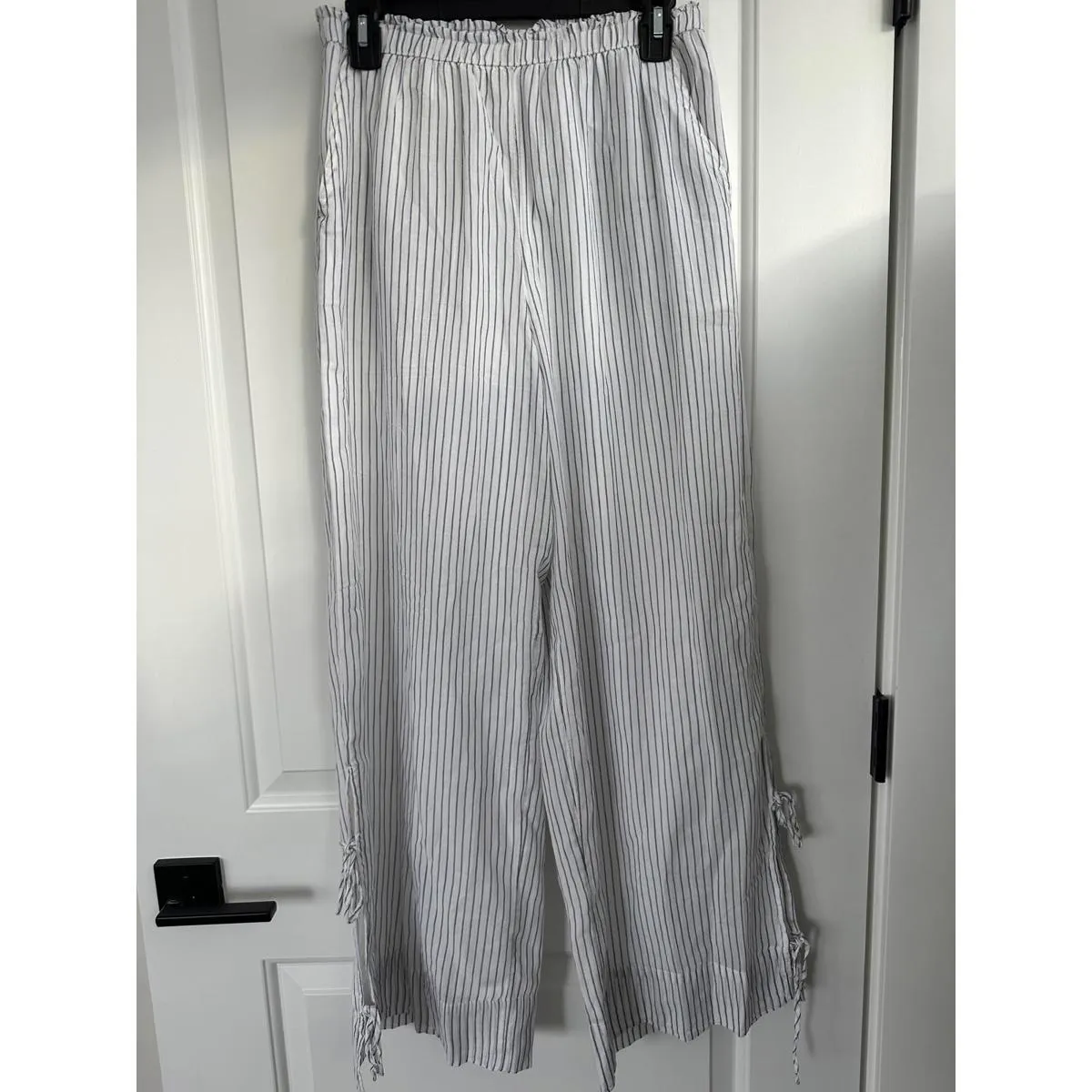 AE Cotton Stretch High-Waisted Tie Side Pull-On Pant American Eagle NWT Small - Image 6