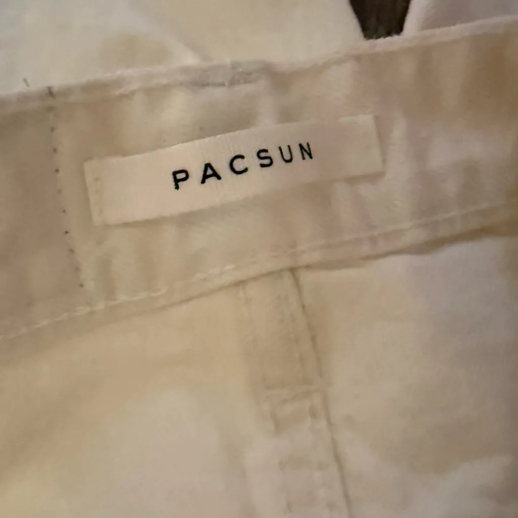 Pacsun White Mom Rise Flare Jeans - Image 4