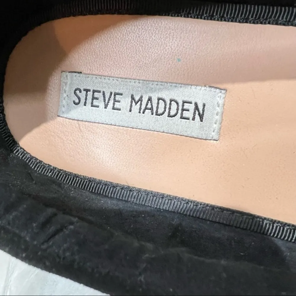 Steve Madden Sneakers Black Knot Suede Platform Fashion 10 - Image 14