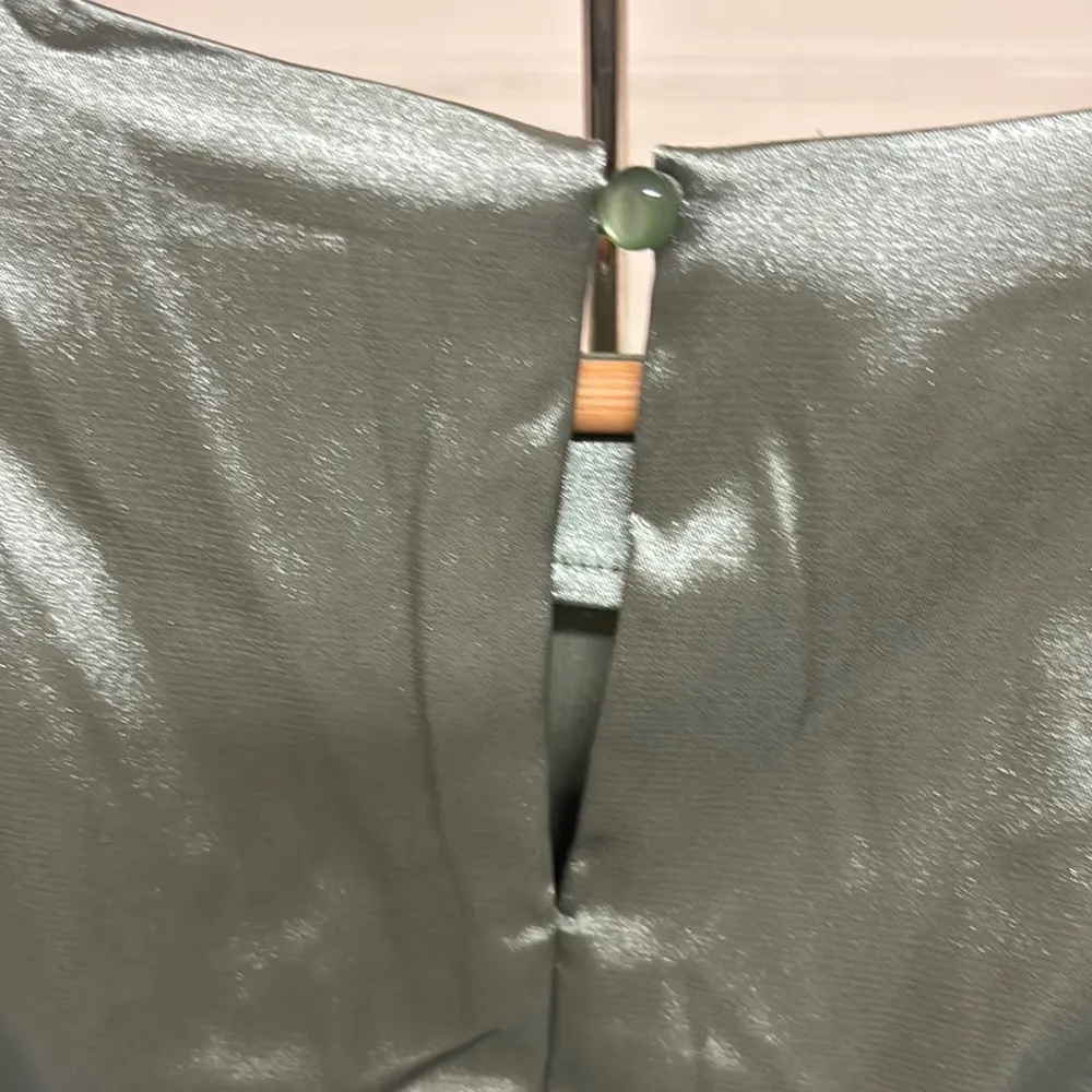 Cupshe Green Maxi Wrap Dress - Image 5