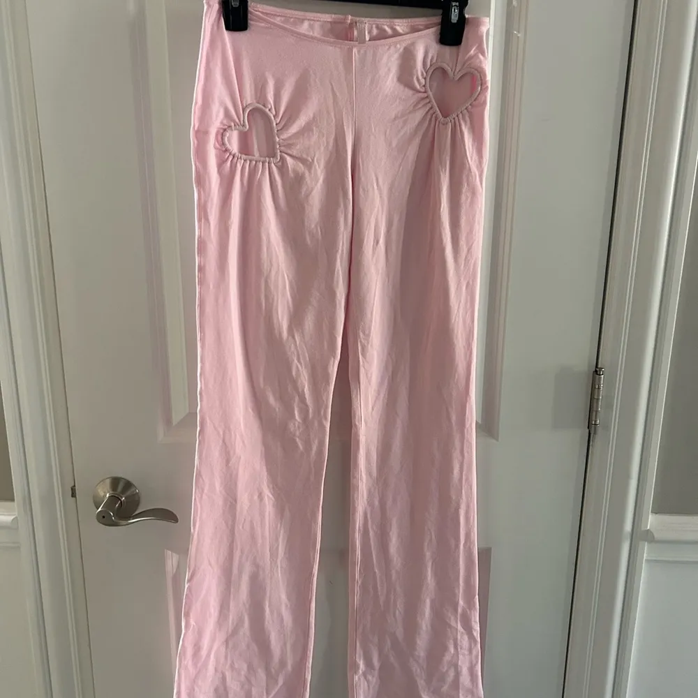 SKIMS Cotton Jersey Heart Flare Legging - Image 2