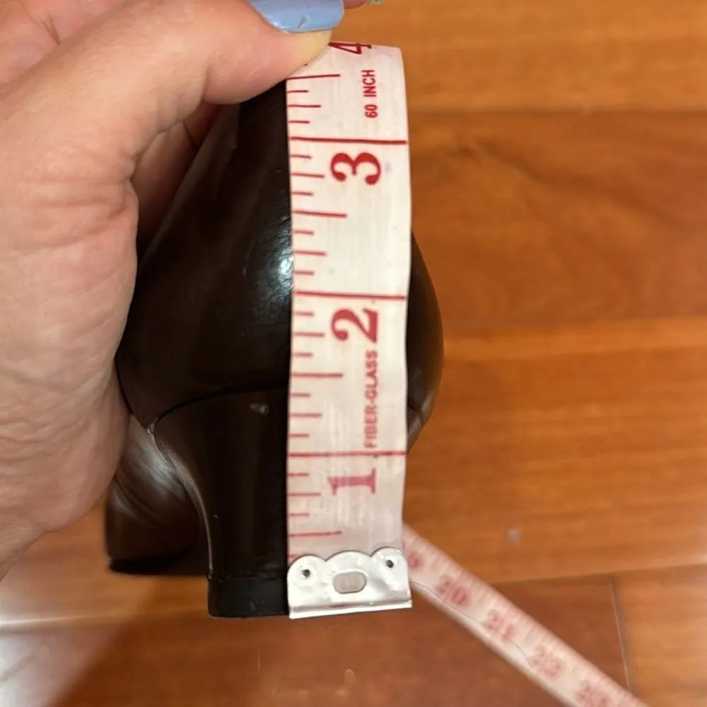 Bally Vintage Vision 7 Burgundy leather flat size 10 Red - Image 9