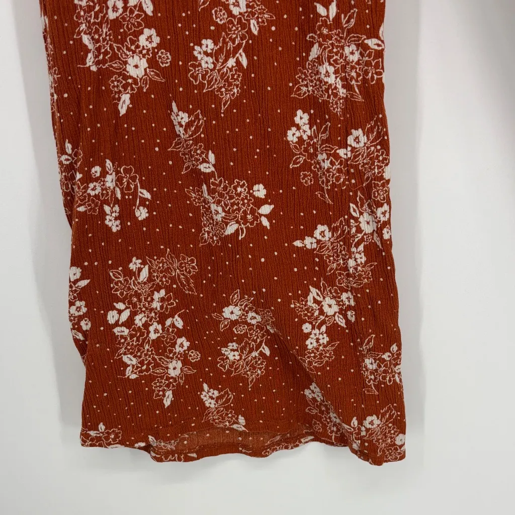 Three Dots Wide Leg Pants Loosefit Flowy Smocked Waist Womens Size Large - Image 8