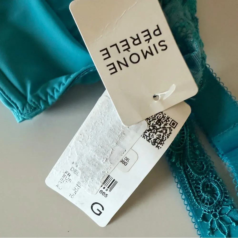 Simone Perele Atoll Blue Delice Full Cup Underwire Bra 1A4330 Sz 32G $95 - Image 3