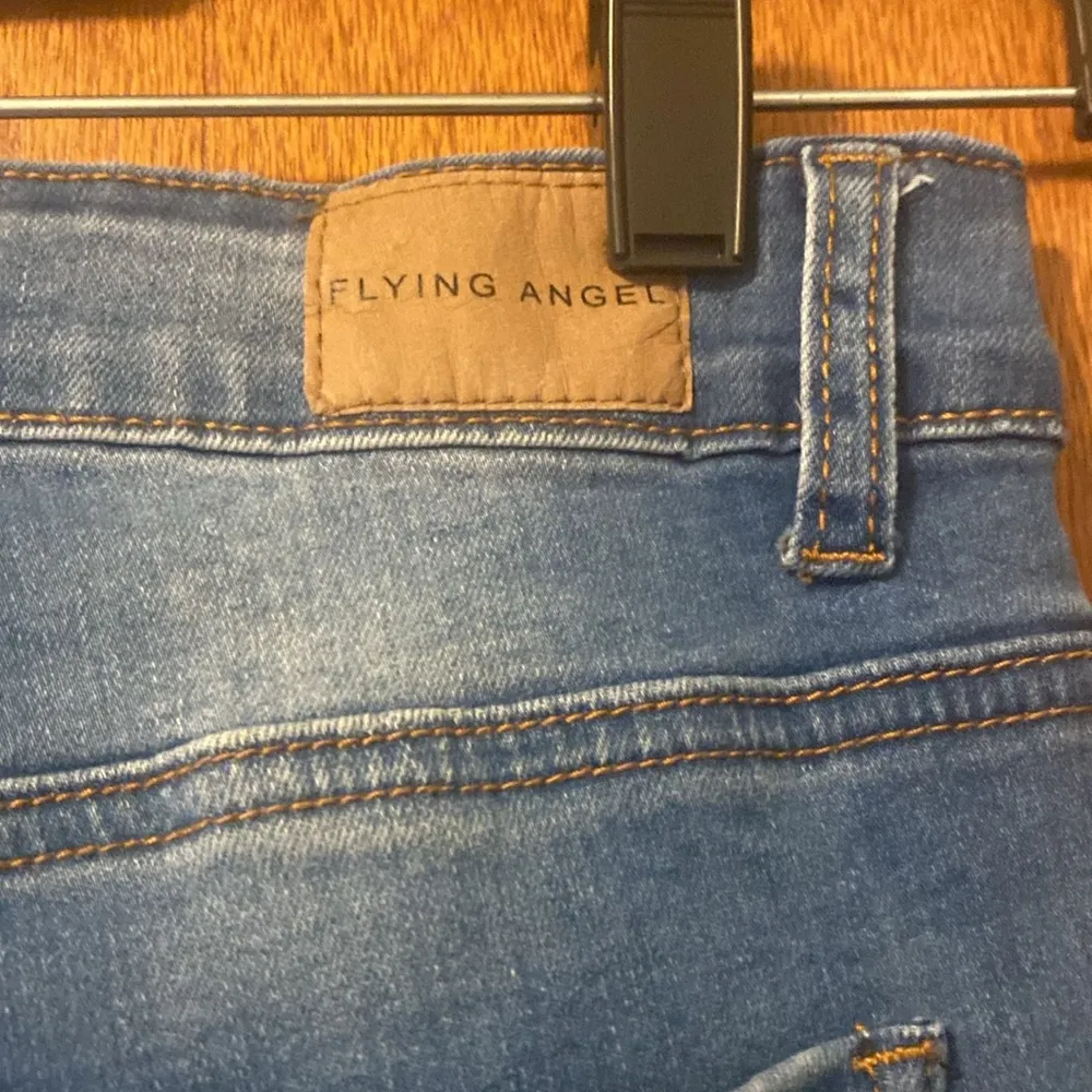 Flying Angel Size 5 Blue Distressed Junior Jeans - Image 4