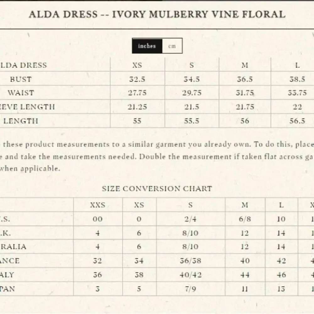 💕DOEN💕 Alda Dress ~ 100% Silk Ivory Mulberry Vine Floral Print Small S NWT White - Image 10