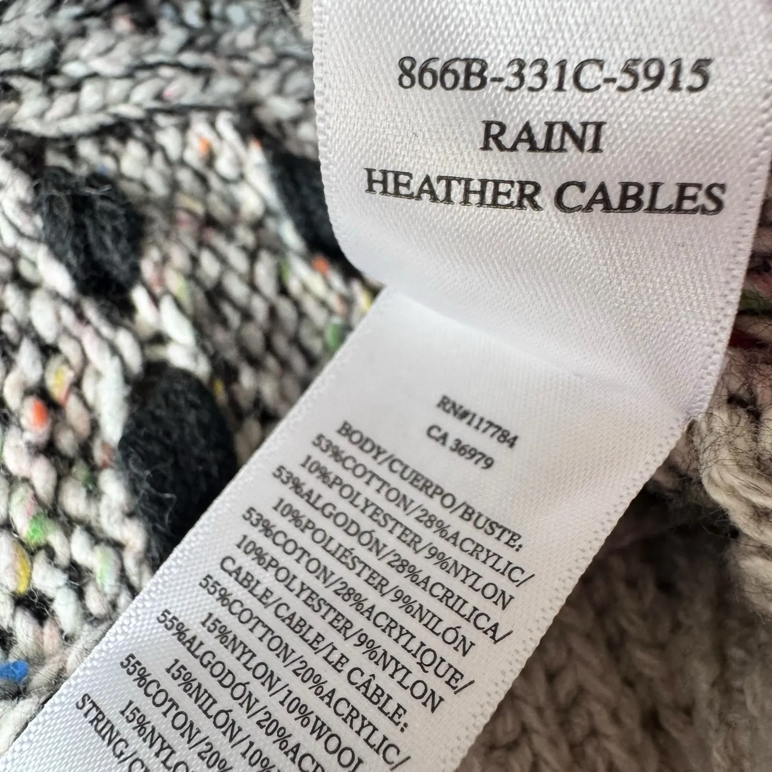 RAILS RAINI HEATHER CABLE KNIT PULLOVER JUMPER SWEATER SIZE S‎ - Image 7