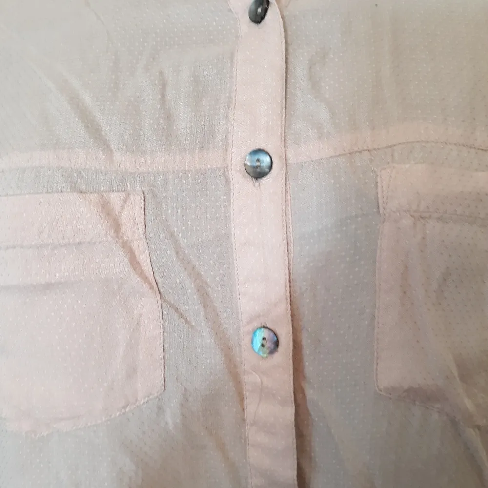 Wet Seal  light pink button up shirt - Image 2