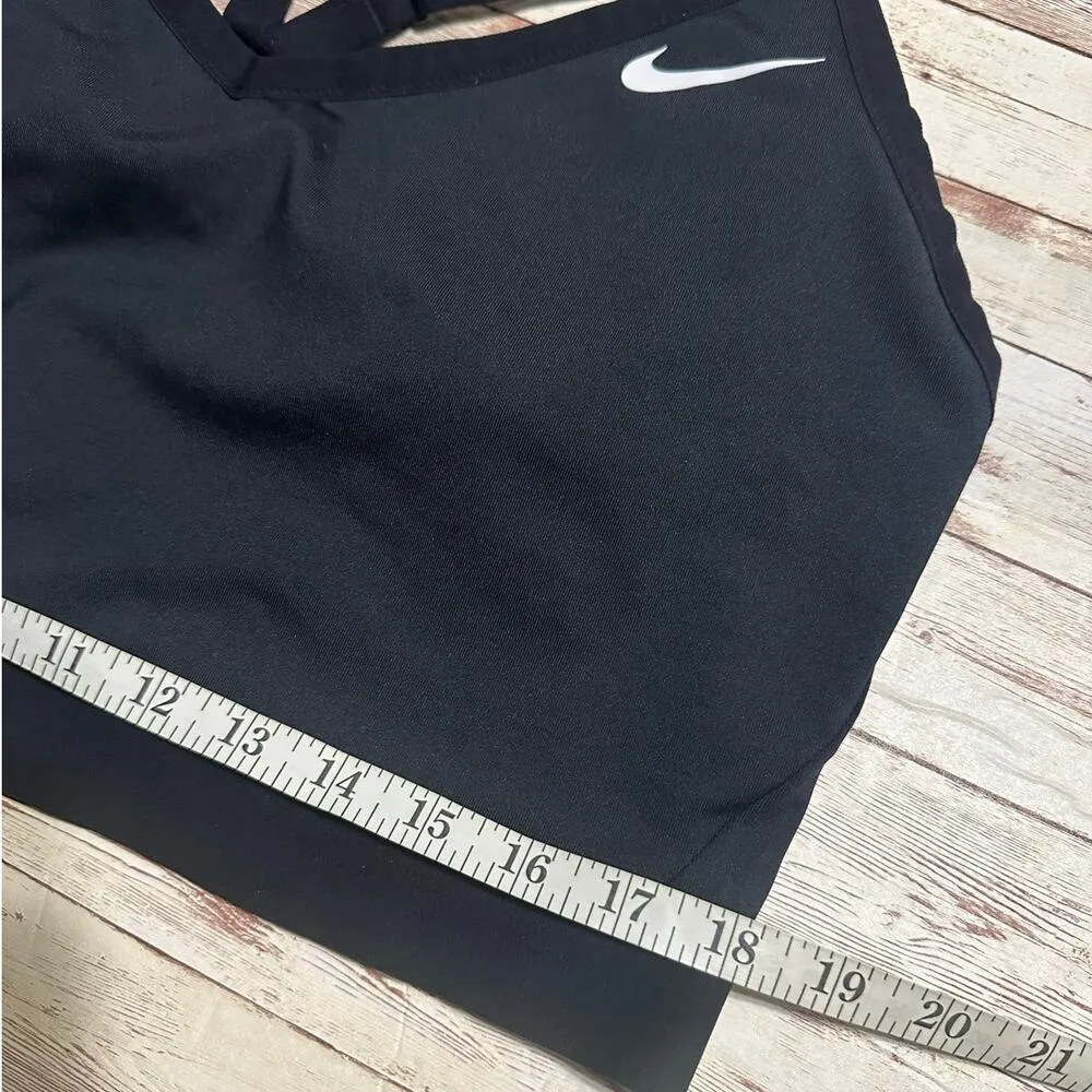 Nike Sports Bra Women's Plus Size 3X Curvy Athletic Athleisure Workout Black - Image 3