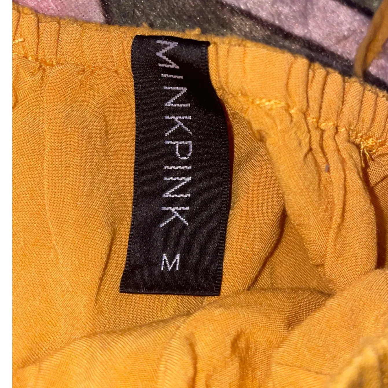 Mink Pink Mustard Shady Wrap Swim Cover-up Pants, US Medium‎ - Image 4