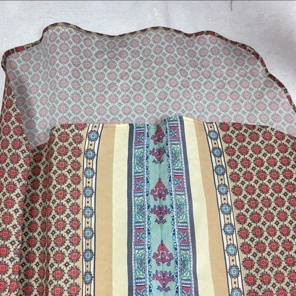 Clover Canyon  Lightweight Multicolored Printed Long Sleeve‎ Blouse - Image 5