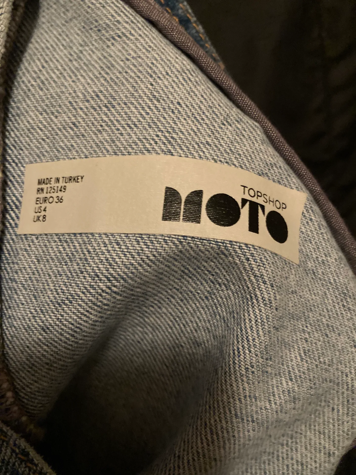 Topshop Denim Overall Dress - Image 3