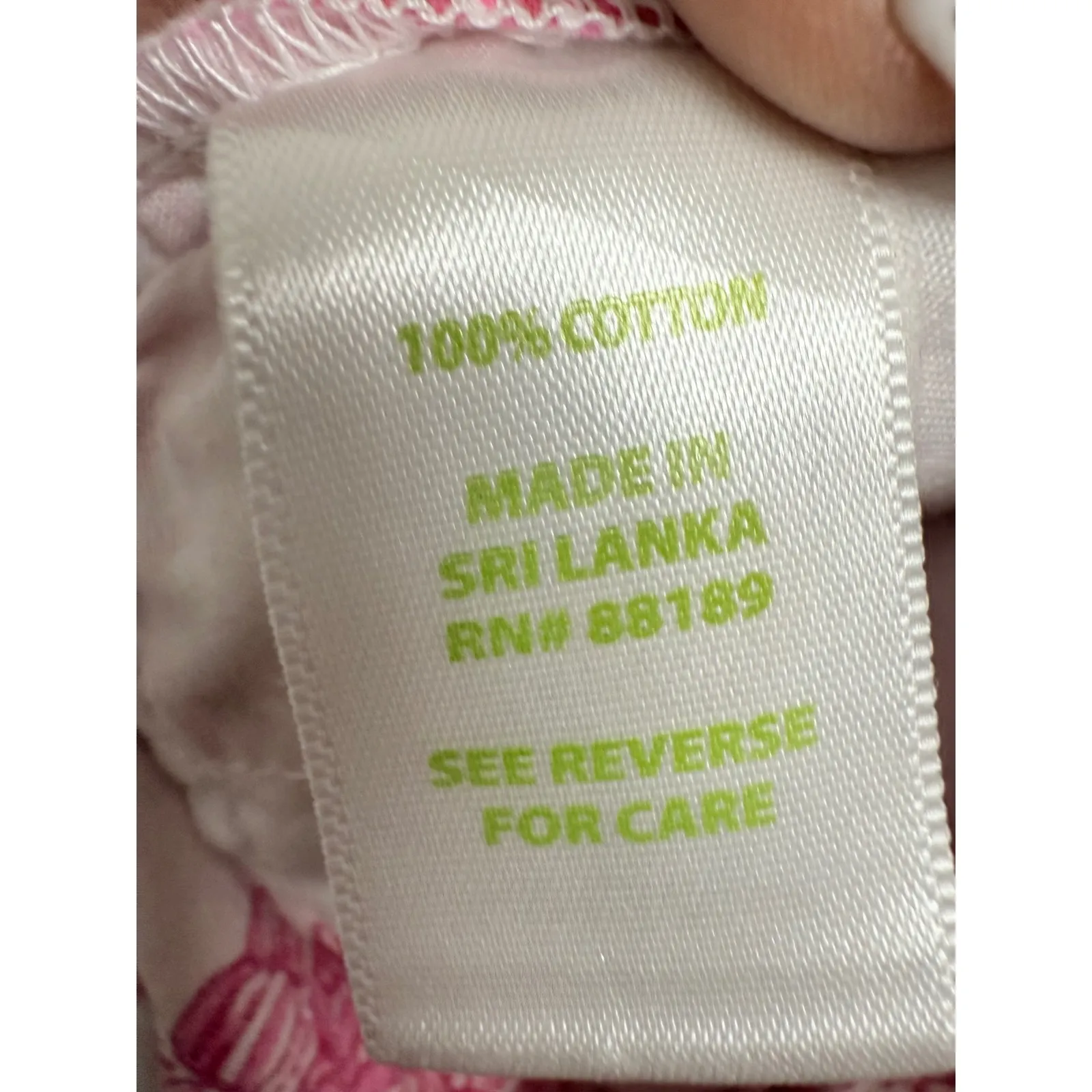 Lilly Pulitzer Jubilee Pink White Shell Anchor 100% cotton chino shorts size 0 - Image 6