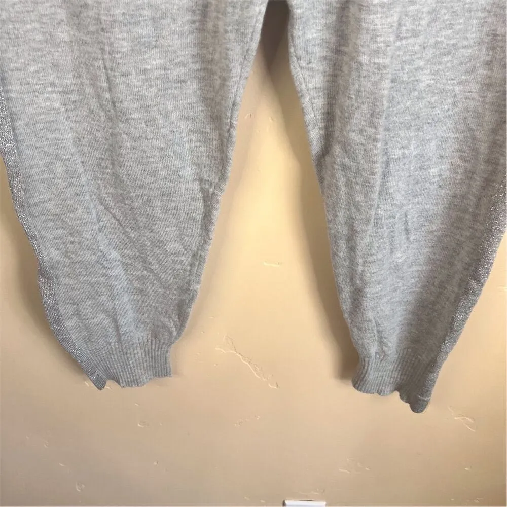 Joie Women's Jogger Sweatpants Size Large Heather Gray Casual‎ Drawstring Cozy - Image 4