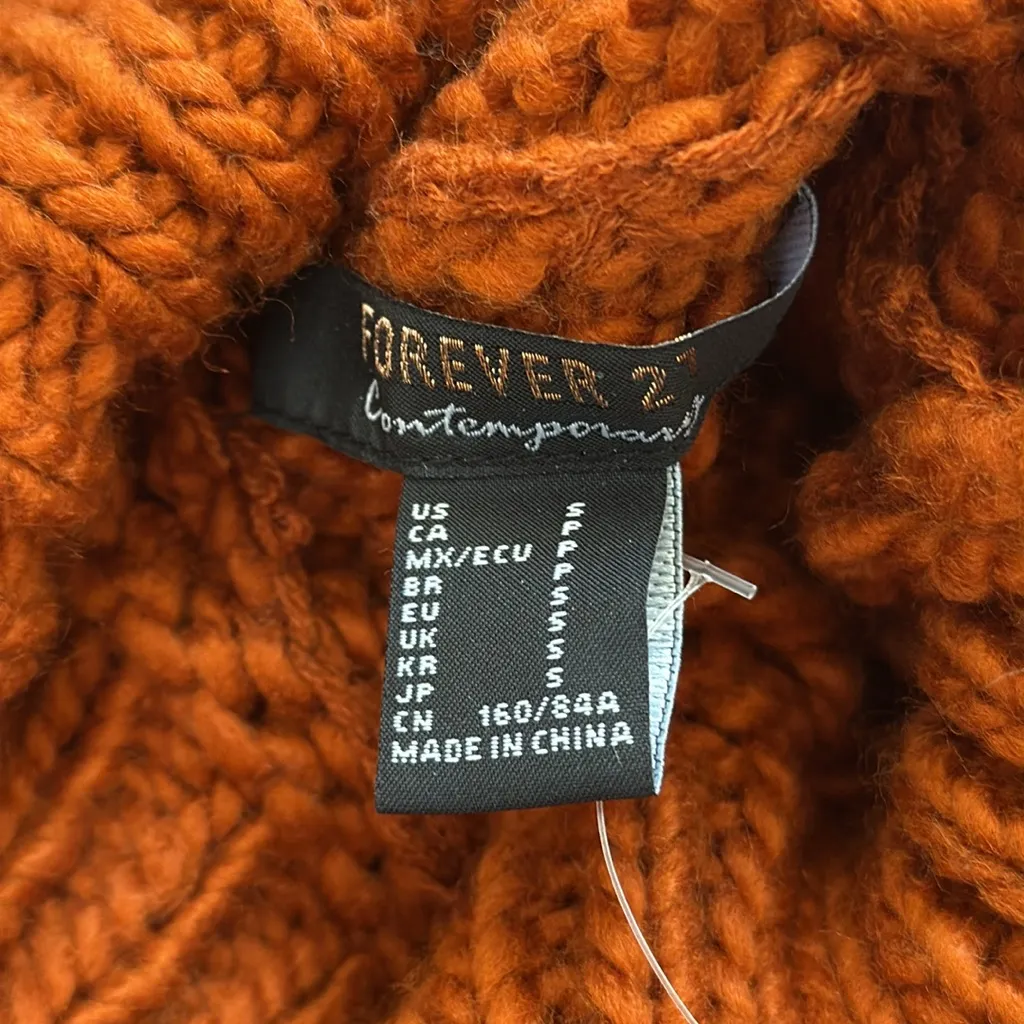 Forever 21 Ginger/Rust Turtleneck Sweater - Image 6