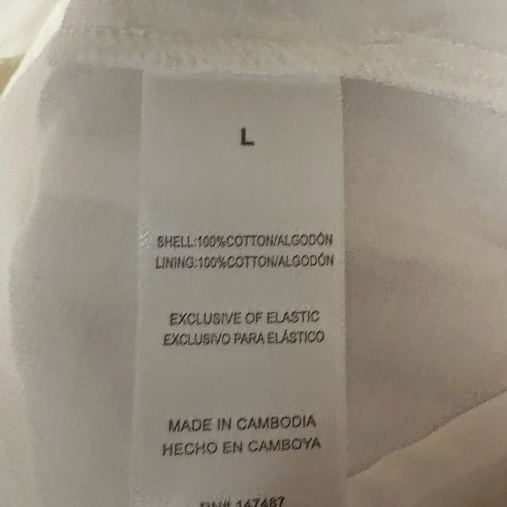 Draper James White‎ Dress Size Large - Image 10