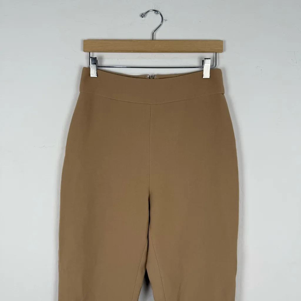 Odd Muse The Ultimate Muse Straight Leg Trousers in Camel Tan Size L - Image 8