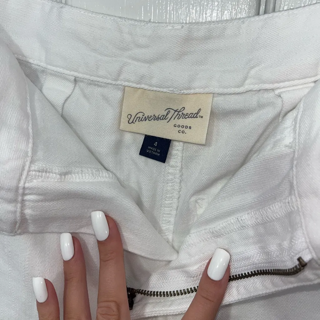 Target White Jean Shorts - Image 2