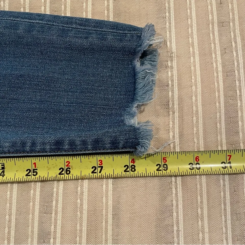 9" Mid Rise Skinny Jeans in Frankie Wash: Torn Knee Edition 25 - Image 13