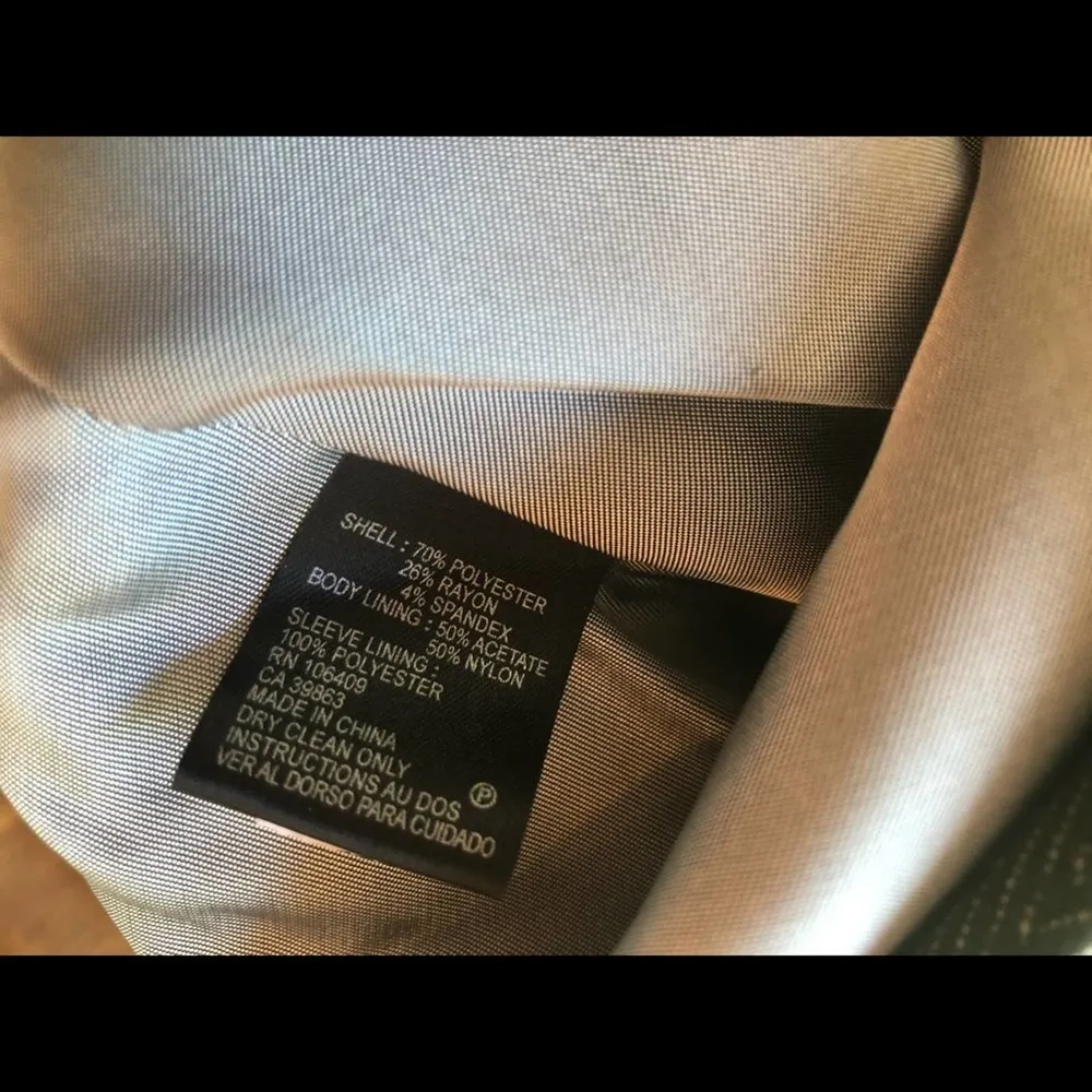 Tahari ASL Suit Jacket Blazer Black Size 10P petite peplum Workwear formal - Image 10