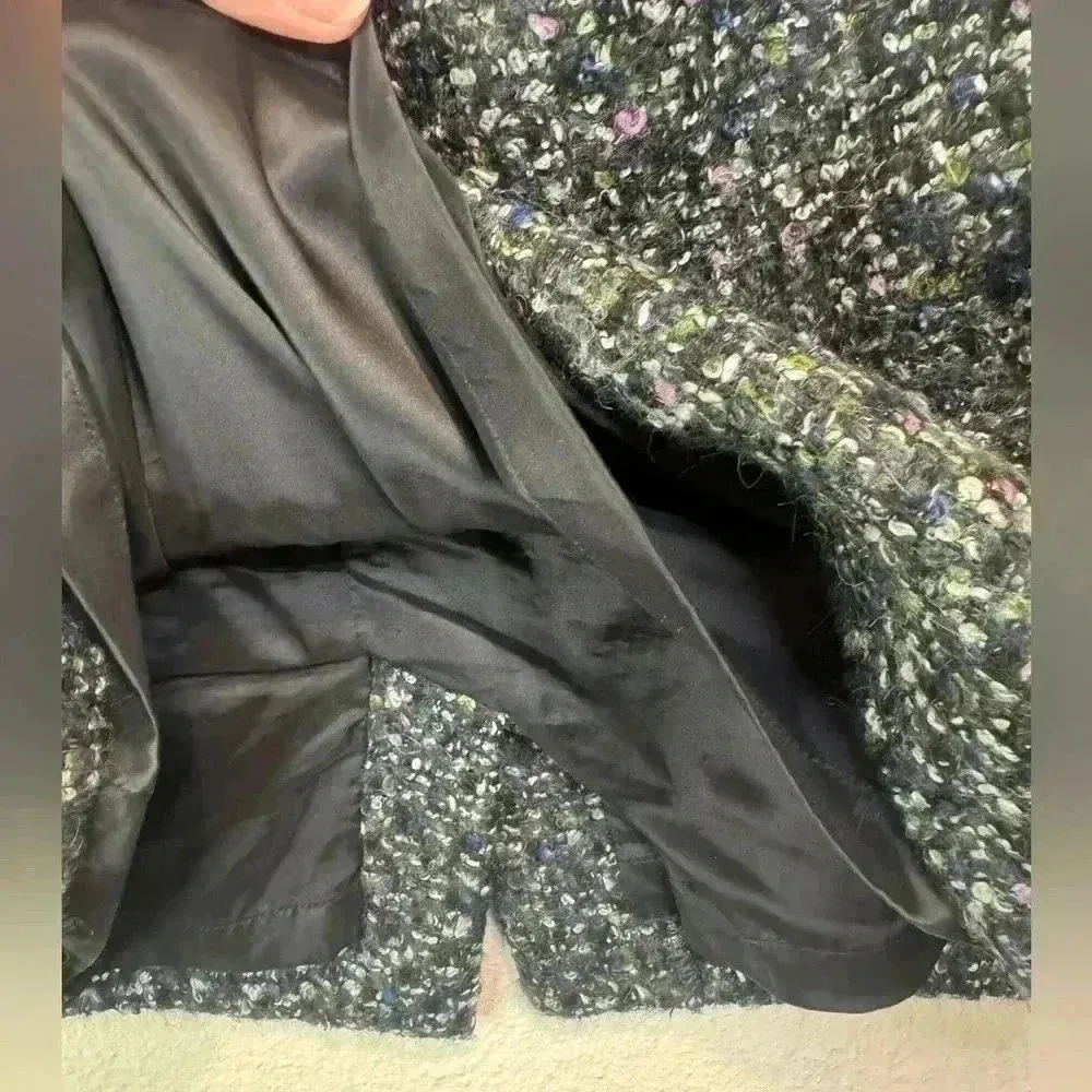 J.CREW Women’s Vintage Moss Tweed Knit Pencil Straight Wool Classic Skirt Size 6 - Image 6