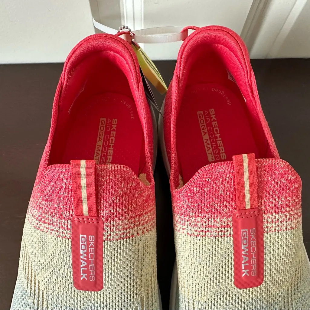 Skechers Women’s Go Walk Flex Stretch Fit Sneakers Cali Sunset Size 11 - Image 9