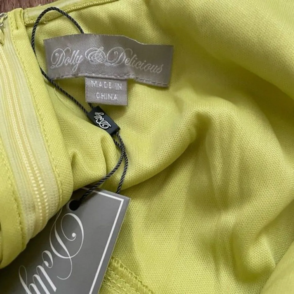 Dolly & Delicious Fishtail Maxi Dress Sz 6 Formal Prom Green - Image 5