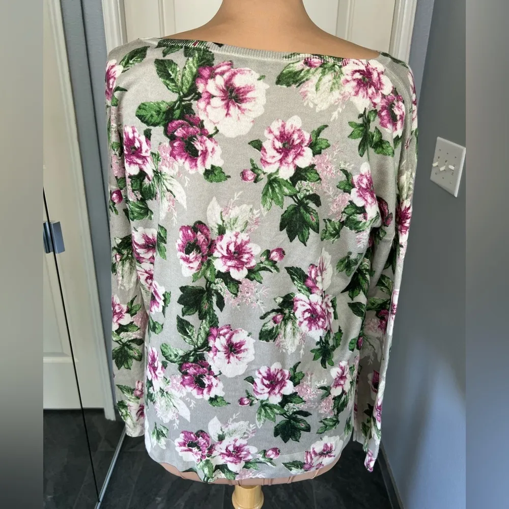 Joie Floral Pullover Sweater Cottagecore‎ - Image 4