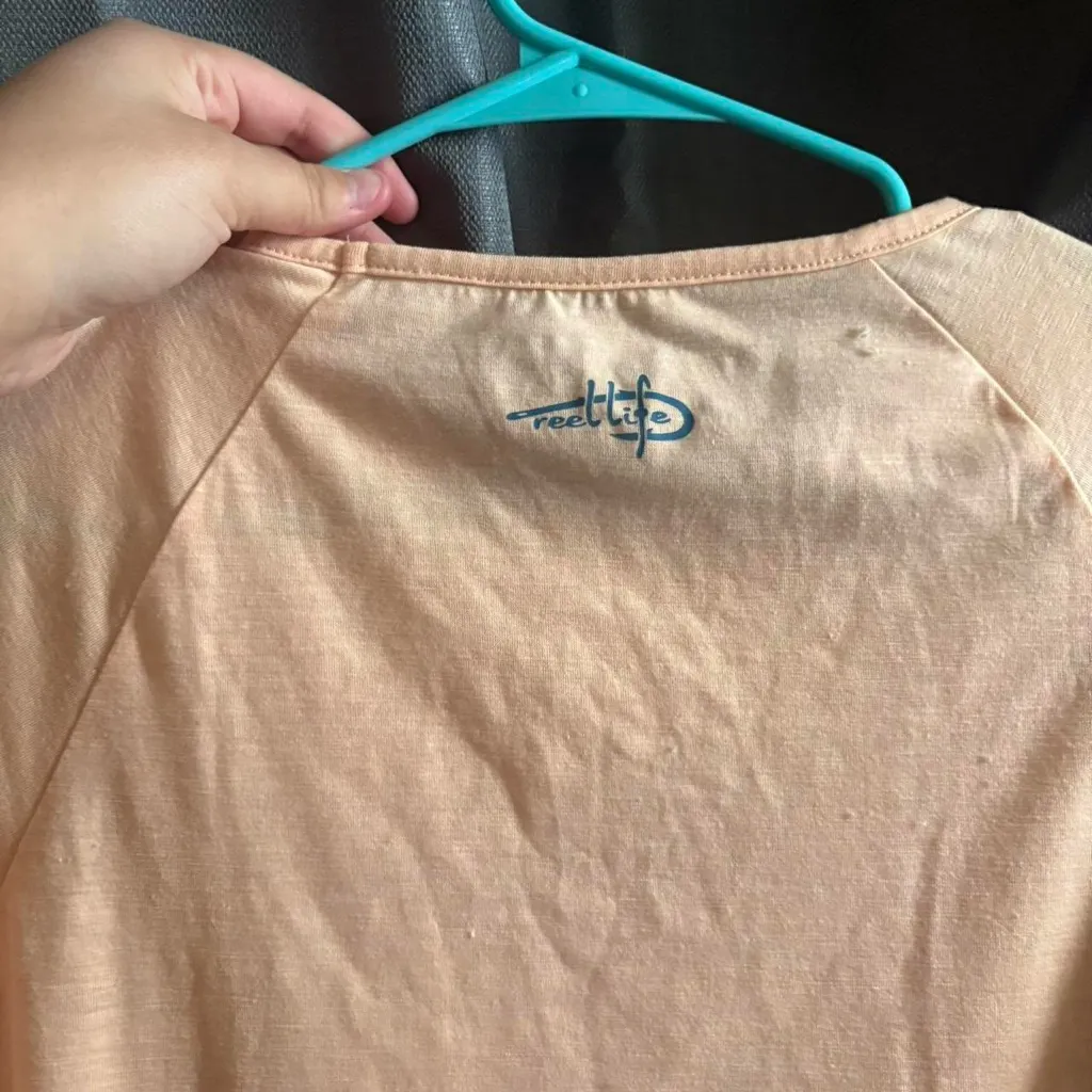 Womens Reel Life fishing shirt Blue Size undefined - Image 3