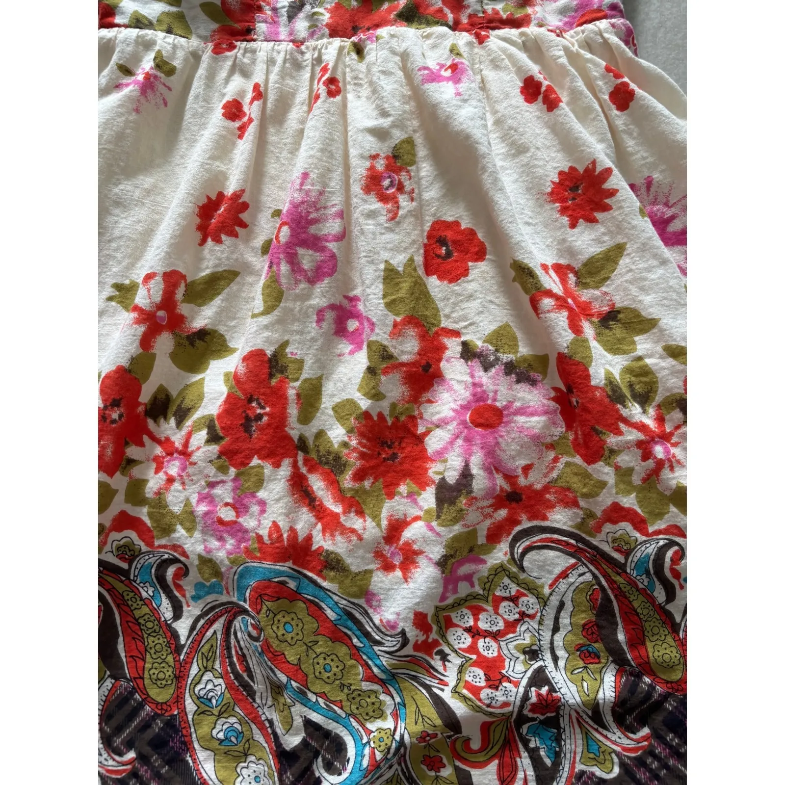 Vintage‎ Shes Cool Dress Womens Small Babydoll Y2K Fairy Floral Paisley Feminine - Image 5