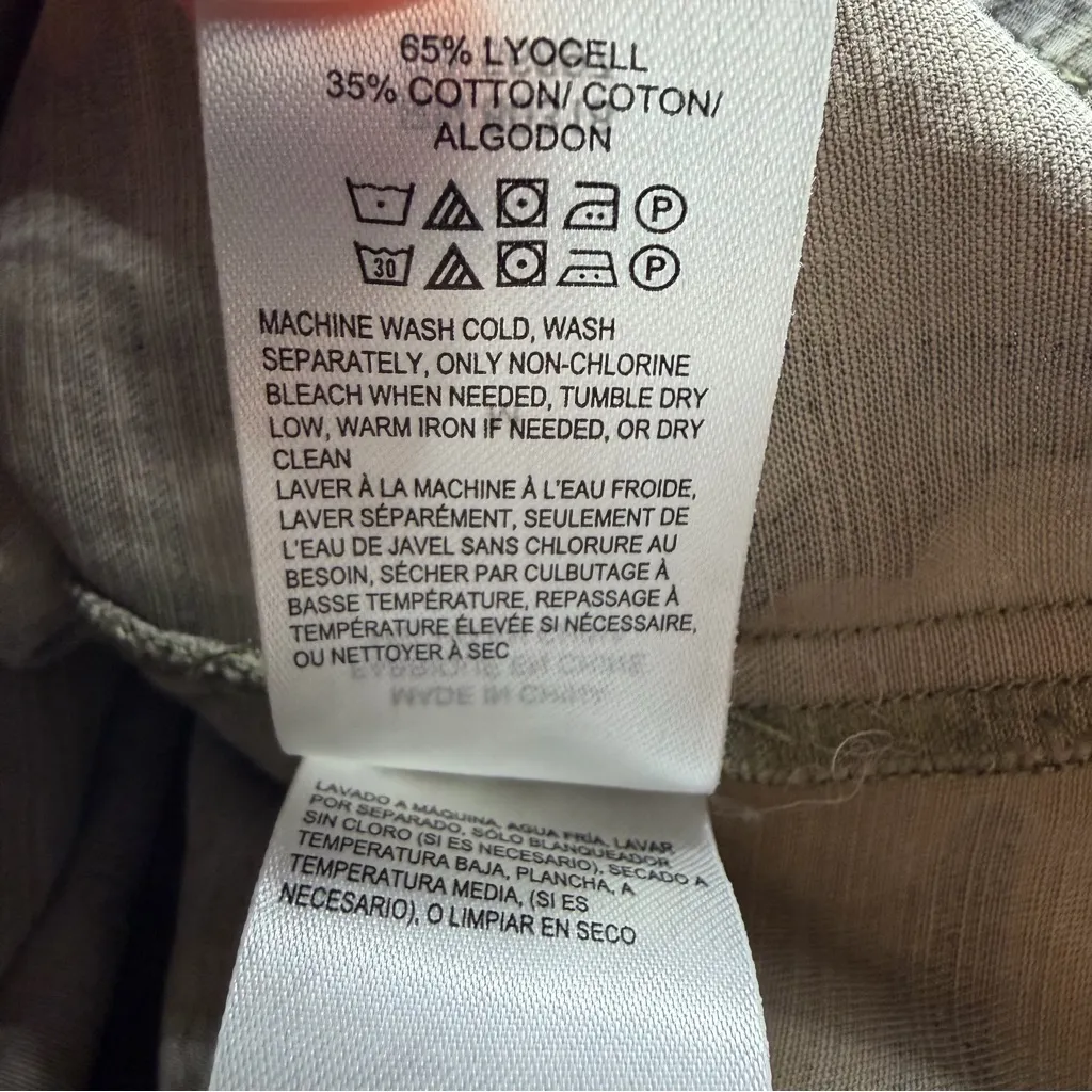 Lucky Brand Women's Camo Shirt Jacket M Military utility button front camouflage - Image 9