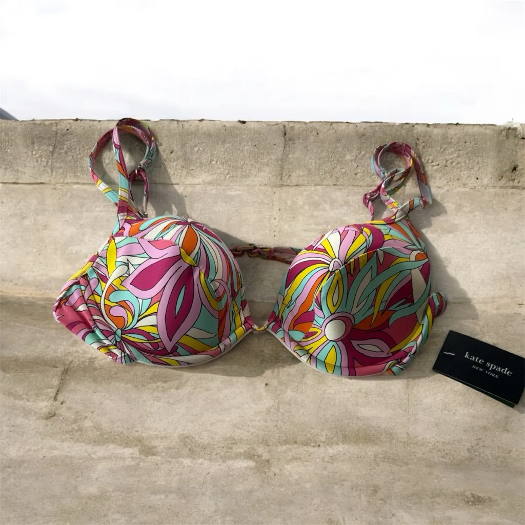 Kate Spade underwire bikini top size M - Image 2