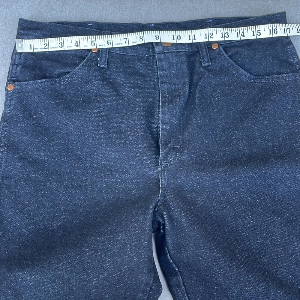 Wrangler 938 black boot cut jeans 34x32 - Image 5