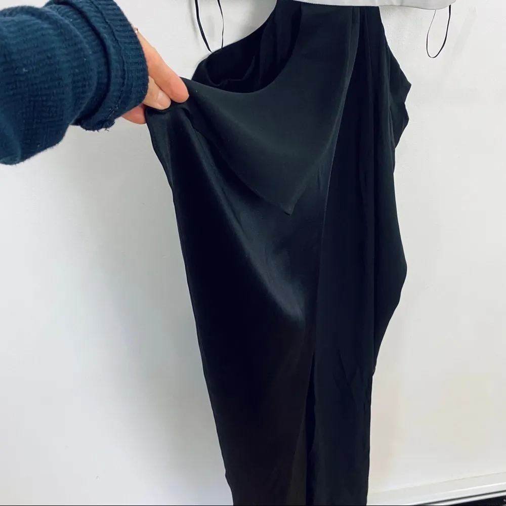 Catherine Maladrino cut-out gown with white leather waist band NWT - Image 5