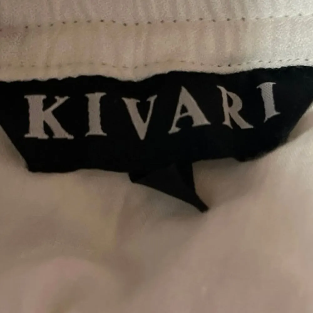 Kivari White HIgh Waisted Tasseled Lace Ruffle A Line Mini Skirt Size XXS - Image 4