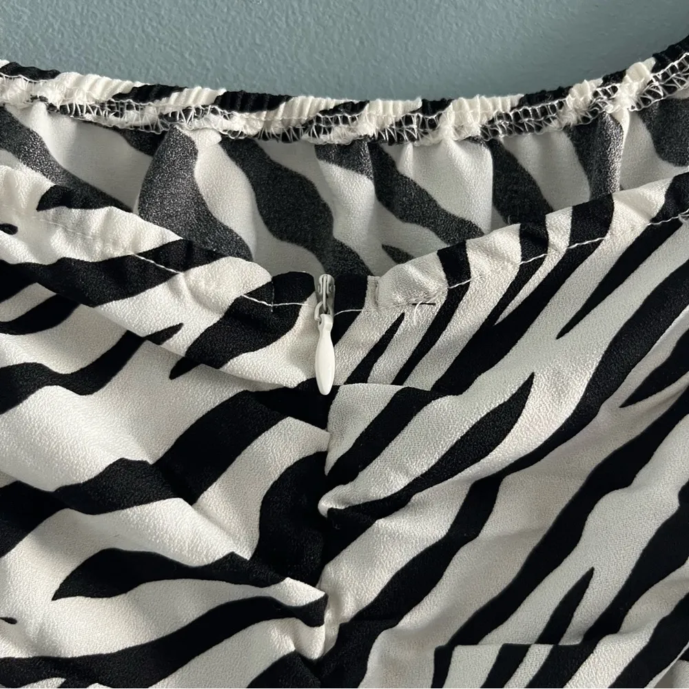 ASOS Parisian Cami Strap Zebra Print Mini Dress - Image 11