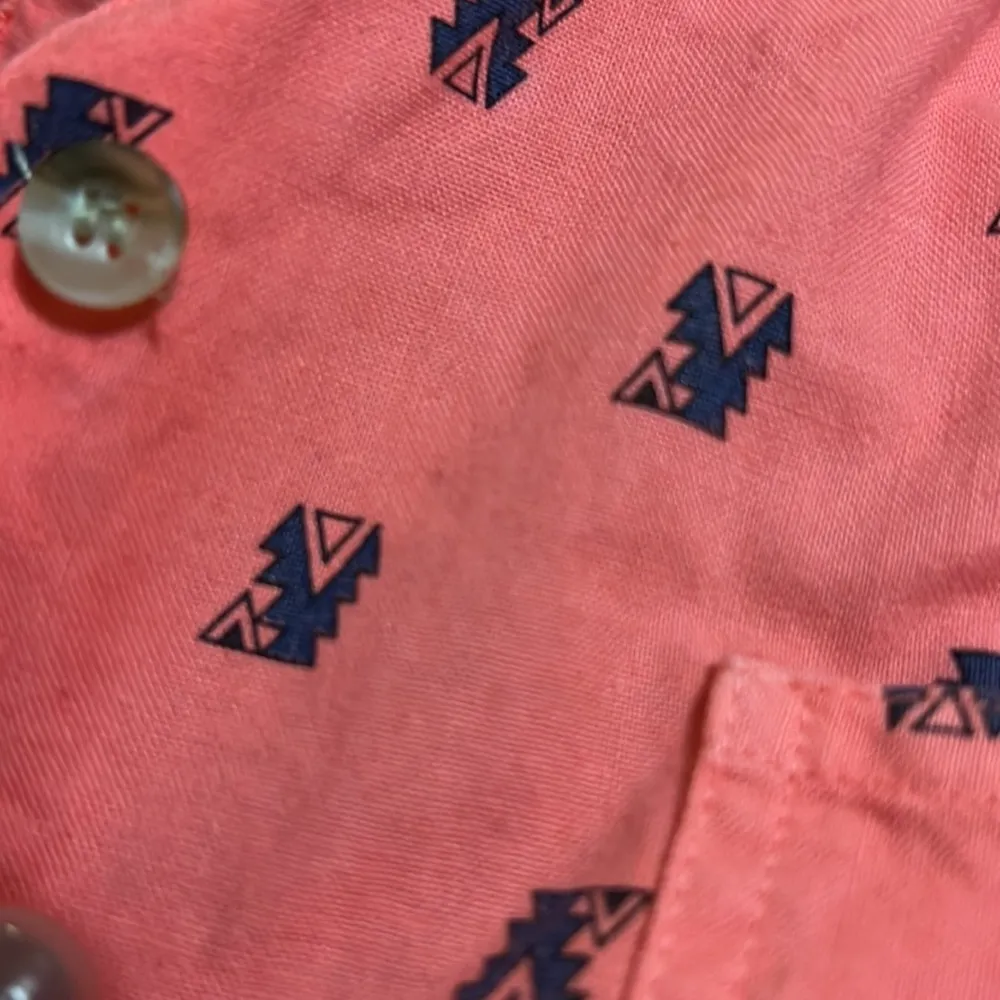 Vintage 1980’s ’’s single stitch Sudden Impact neon orange, coral Shoulder pads Orange Size M - Image 8