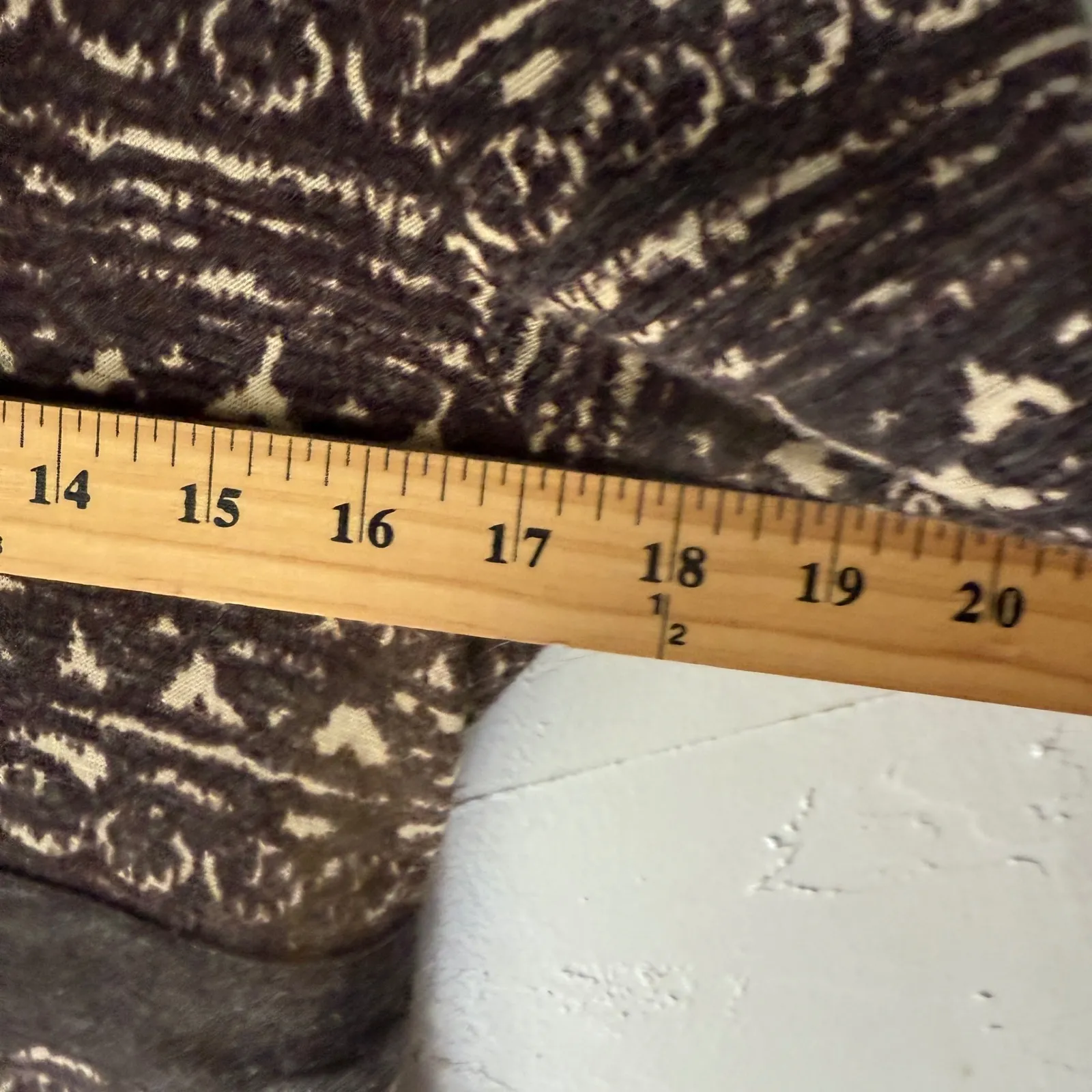 Hazel Brown Patterned Long Sleeve Cowl Neck Knit Dress‎ Fair Isle Print Small S - Image 7