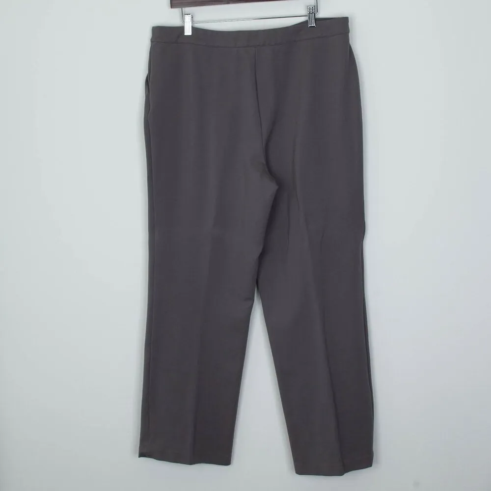 Elizabeth & Clarke Womens The Unstainable Collection Pant Suit Size 18 Gray Work - Image 14