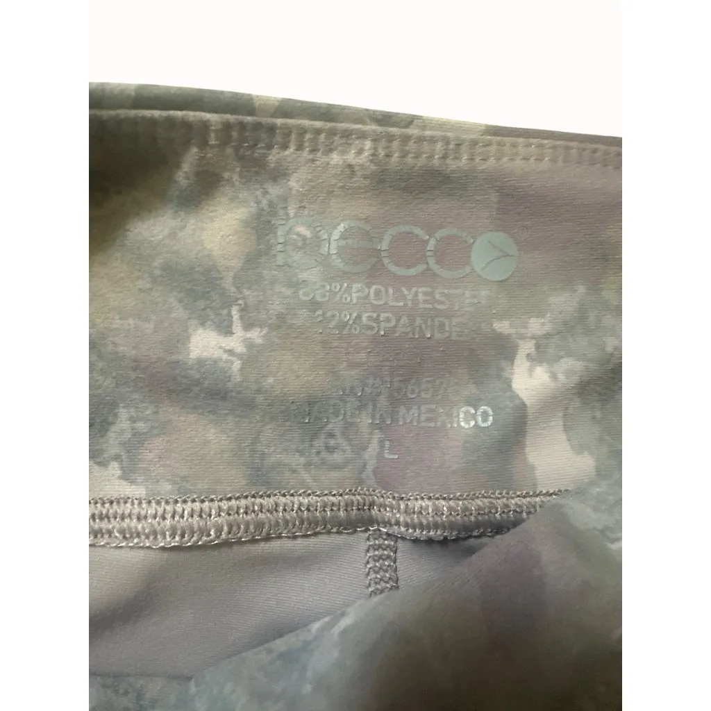 Becco Camo Marble Print Womens Leggings Made In Mexico Size L Purple Size L - Image 3