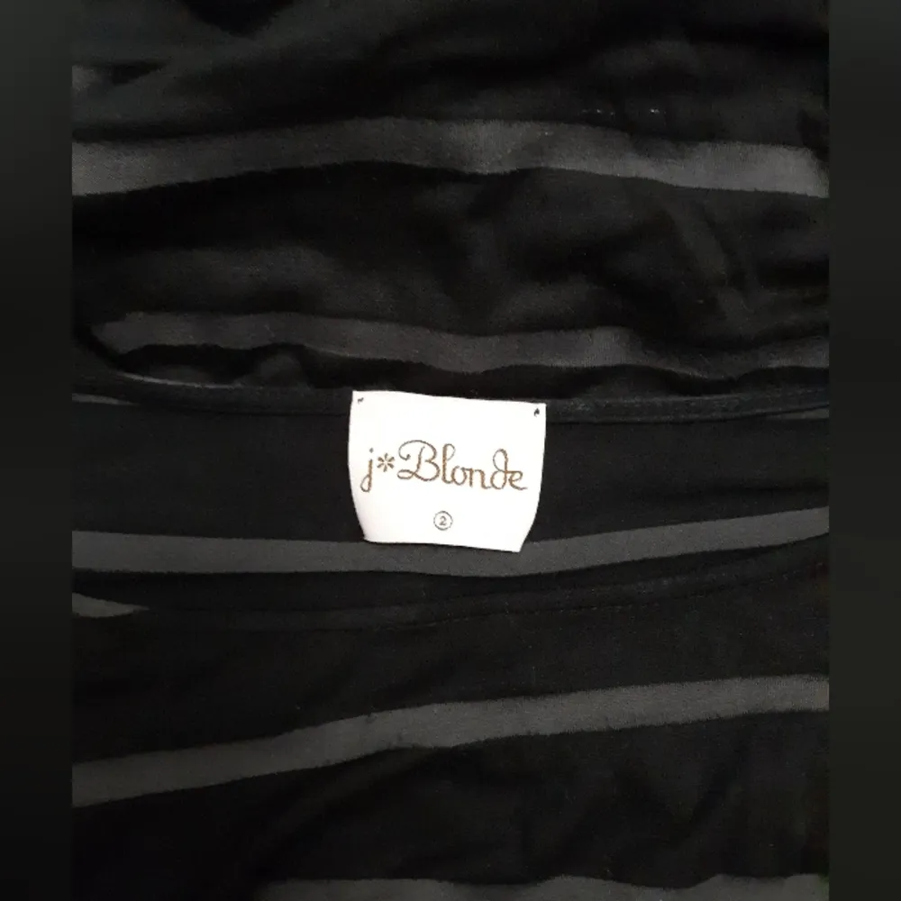 J Blonde striped dress Size 2 - Image 2