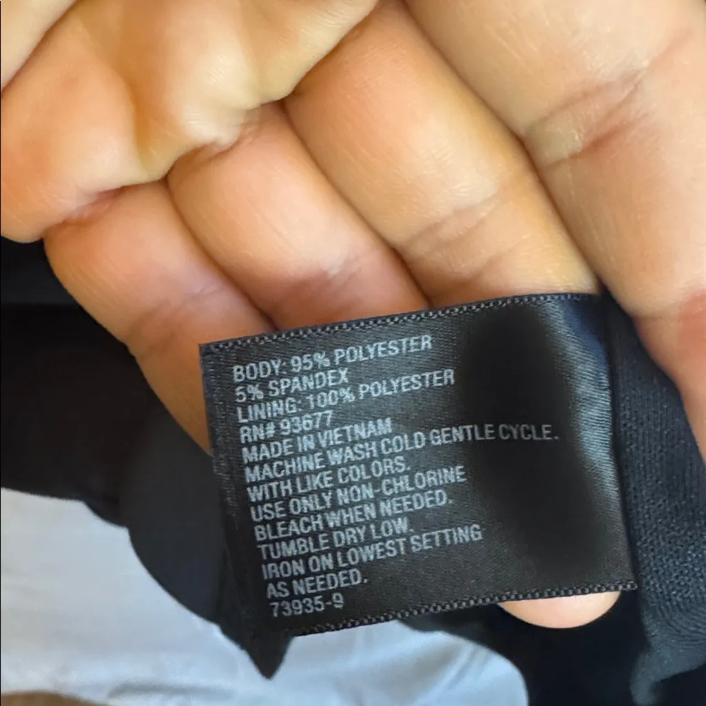 Worthington Black Midi Dress - Image 3