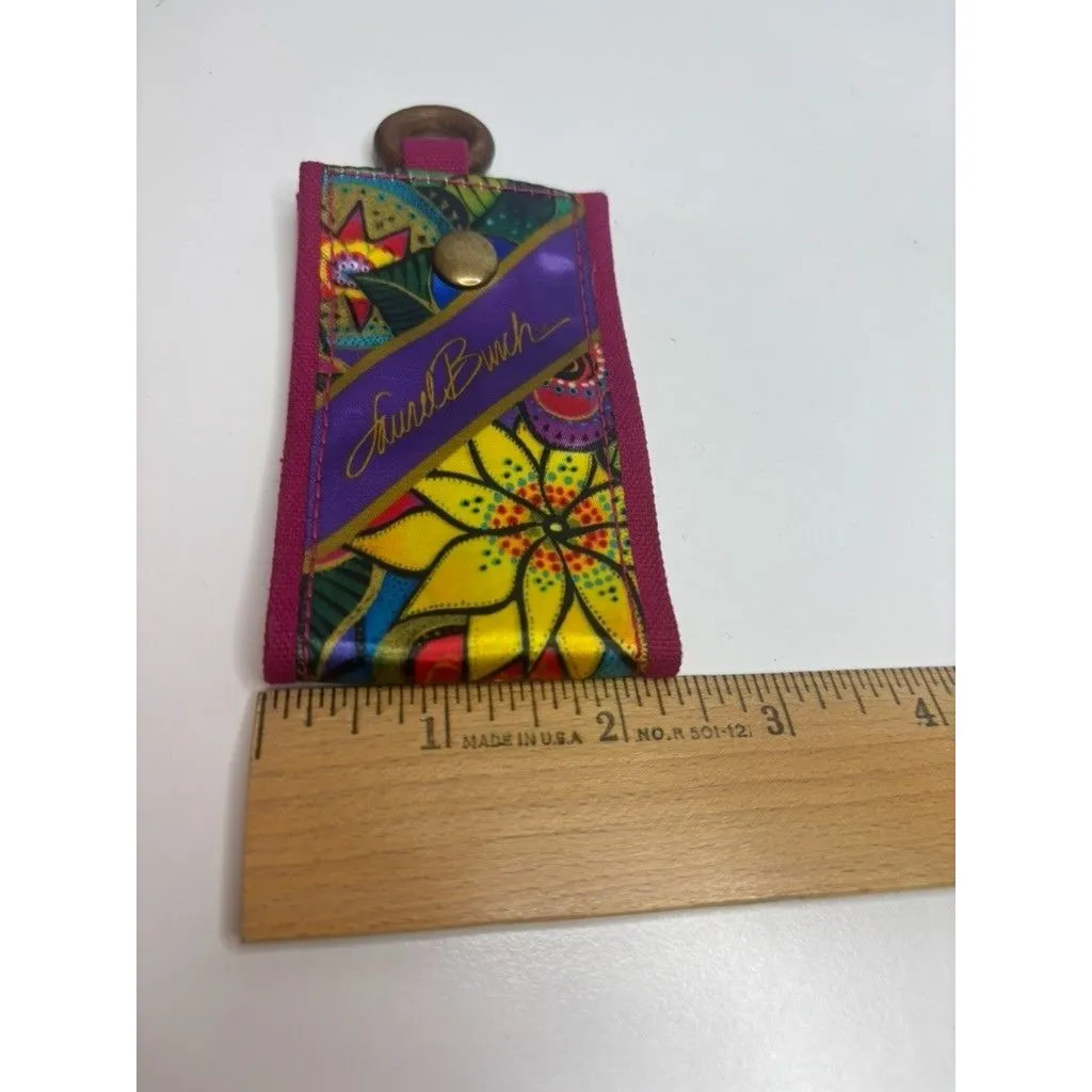 LAUREL BURCH FLORAL SNAP KEY WOODEN CANVAS SNAP KEY RING - Image 5