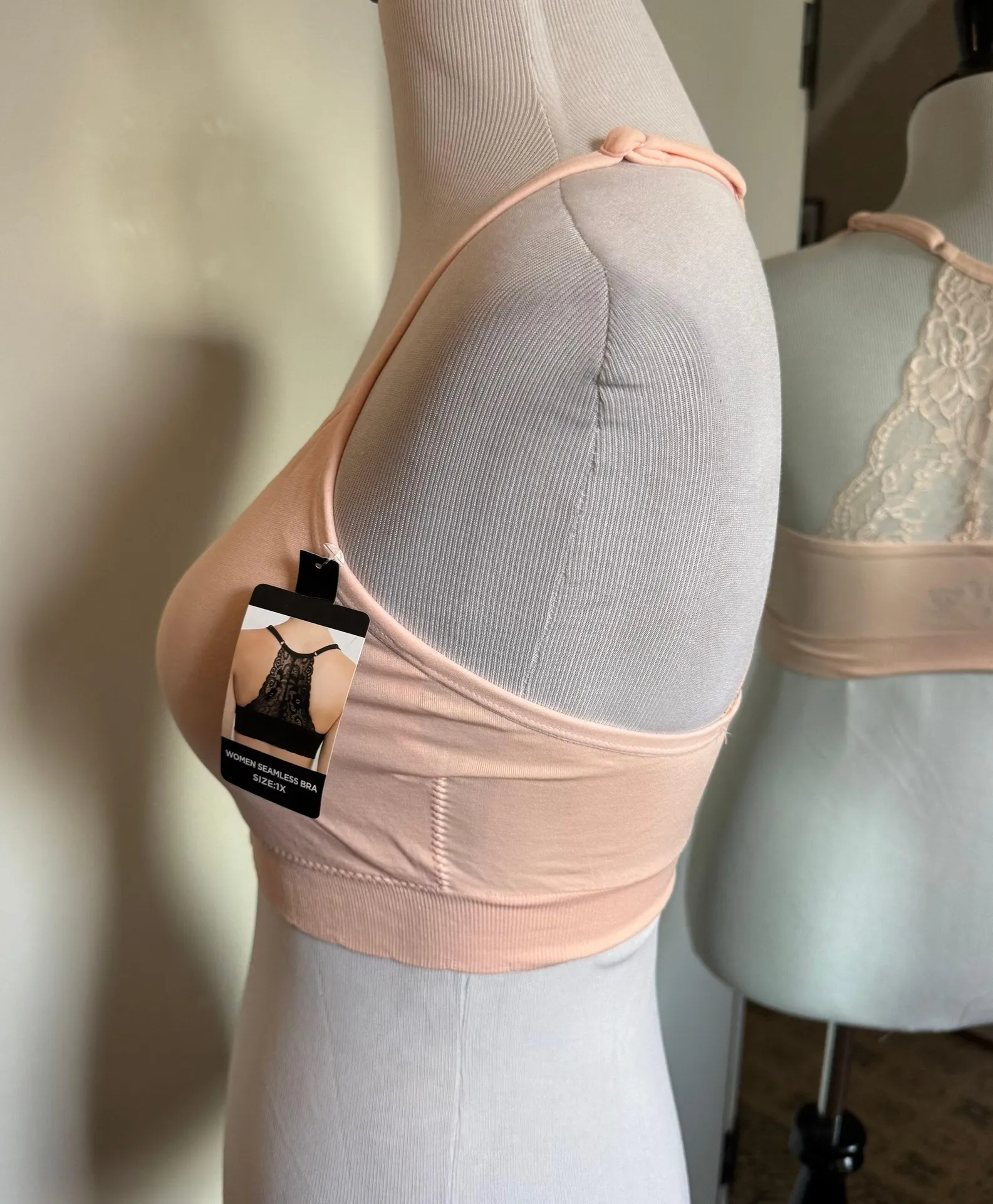 XL Pink Bralette - Image 2