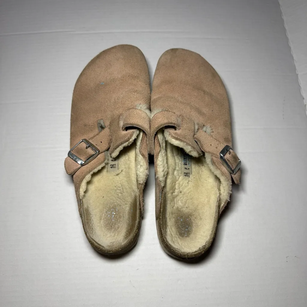 Birkenstock Boston Shearling Lined Clogs Narrow - Image 2